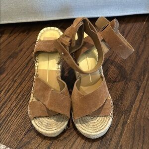 Dolce Vita Brown Suede Espadrilles